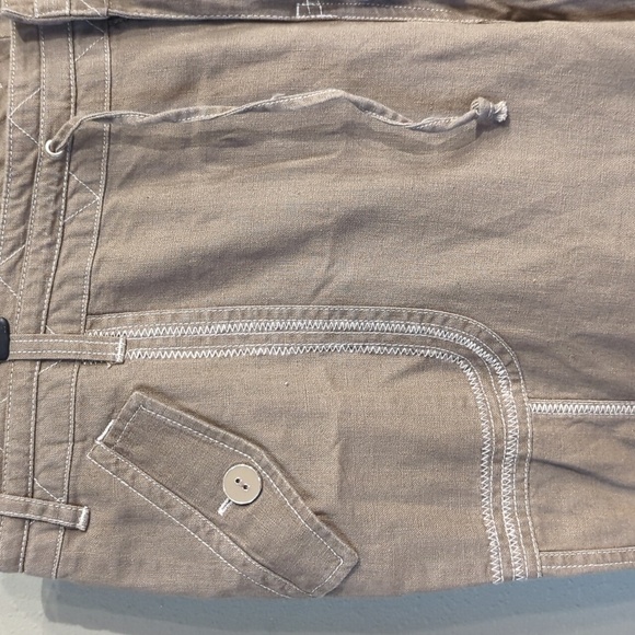 Lane Bryant NWT Linen Cotton Blend Capri Pants Size 20 - Picture 4 of 14